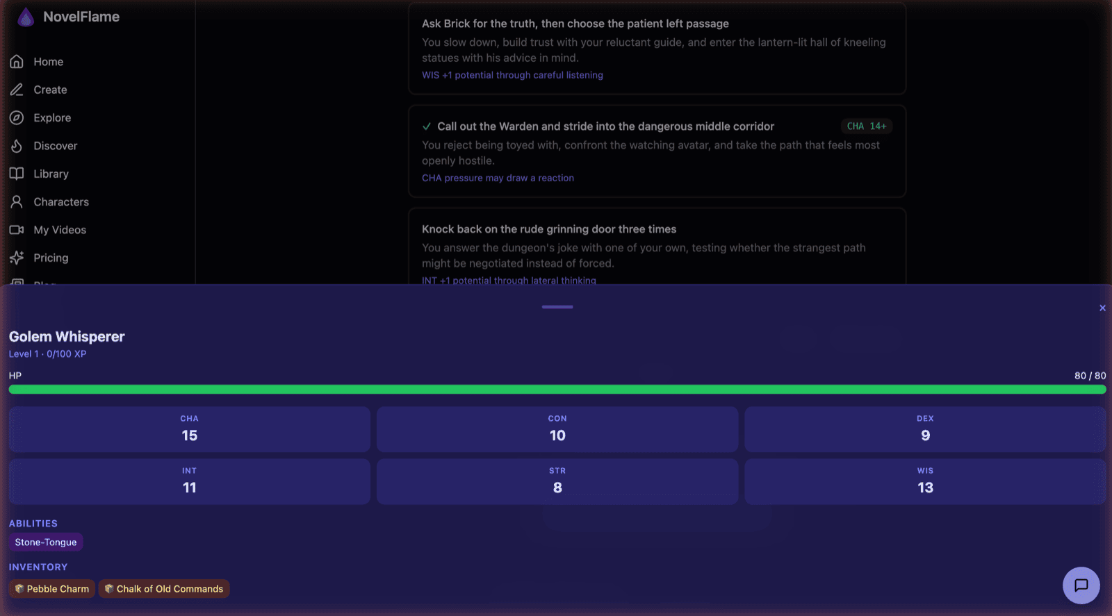 NovelFlame screenshot